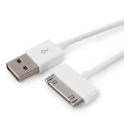  USB 2.0 Am=>Apple 30 pin, 1, , Gembird (CC-USB-AP1MW)