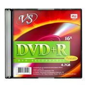  DVD+R VS 4,7 Gb 16x Printable, Slim Case (VSDVDPRIPSL501)