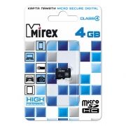   Micro SDHC 4Gb Mirex Class 4   (13612-MCROSD04)