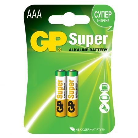  AAA GP Super Alkaline LR03, 2 ,  (24A-CR2)