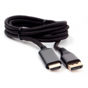  DisplayPort/M - HDMI/M, 1.8 , 4K,  , Cablexpert (CC-DP-HDMI-4K-6)