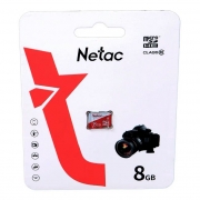   Micro SDHC 8Gb Netac P500 Eco Class 10   (NT02P500ECO-008G-S)