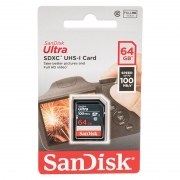  SDXC 64Gb SanDisk Ultra Class 10, UHS-I U1, 100 / (SDSDUNR-064G-GN3IN)