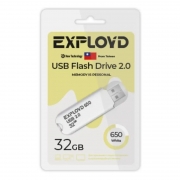 32Gb Exployd 650 White USB 2.0 (EX-32GB-650-White)
