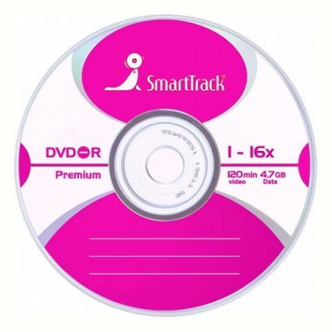  DVD-R SmartTrack 4,7 Gb 16x, Bulk 100 (ST000255)