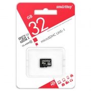   Micro SDHC 32Gb Smartbuy Class 10 UHS-I   (SB32GBSDCL10-00)