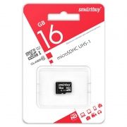   Micro SDHC 16Gb Smartbuy Class 10 UHS-I   (SB16GBSDCL10-00)