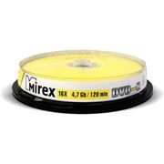 ���� DVD-R Mirex 4,7 Gb 16x, Cake Box, 10�� (UL130003A1L)