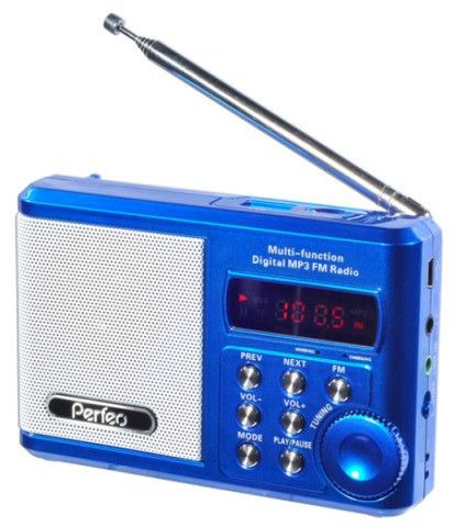 Мини аудио система Perfeo SV922BLU Sound Ranger, синяя (PF_3183)