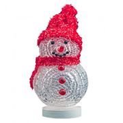 Сувенир CBR NY-070 Снеговик, многоцветная подсветка, питание от USB