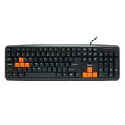 Клавиатура игровая DIALOG KS-020BO USB, черно-оранжевая