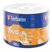  DVD-R Verbatim  4,7 Gb 16x DataLife, Shrink, 50 (43791)