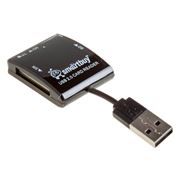 Карт-ридер внешний USB Smartbuy SBR-713-K Black
