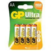 Батарейка AA GP Ultra Alkaline LR6, 4 шт, блистер (15AU-CR4)