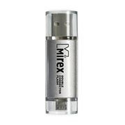 8Gb Mirex Smart Silver, USB и micro USB (13600-DCFSSM08)