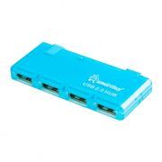 HUB 4-port Smartbuy SBHA-6110-B Blue USB2.0