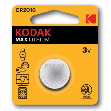  CR2016 Kodak, 1 , 