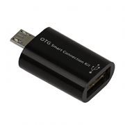 Адаптер OTG USB 2.0 Af - micro B, черный, Smartbuy (SBR-OTG-K)
