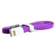 Кабель USB 2.0 Am=>Apple 30 pin, магнит, 1.2 м, фиолетовый, SmartBuy (iK-412m purple)