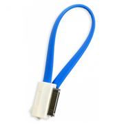 Кабель USB 2.0 Am=>Apple 30 pin, магнит, 0.2 м, голубой, Smartbuy (iK-402m blue)