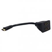 Разветвитель 1 HDMI/M ->2xHDMI/F, поочередное использование, Cablexpert (DSP-2PH4-002)