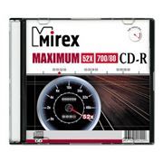 Диск CD-R Mirex 700Mb Maximum 52x, Slim Case (UL120052A8S)
