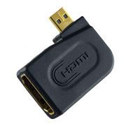 Адаптер microHDMI/M - HDMI/F, угловой, Perfeo (A7010)