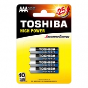 Батарейка AAA Toshiba LR03/4BL Alkaline, 4 шт, в блистере