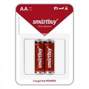 Батарейка AA Smartbuy LR6/2B Ultra Alkaline, 2шт, блистер (SBBA-2A02B)
