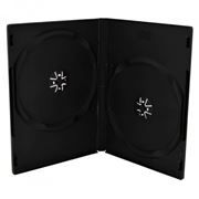 BOX 2 DVD 14mm, черный (коробочка на 2 DVD)