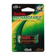Аккумулятор AAA Kodak HR03-2BL 650мА/ч Ni-Mh, 2шт, блистер (K3AHR-2)