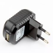 Зарядное устройство Cablexpert MP3A-PC-08 100/220V->5V, 1A USB, черное