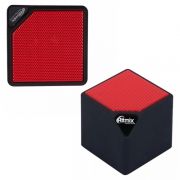 Колонка 1.0 RITMIX SP-140B, MP3, FM, Bluetooth, черный/красный