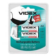 Аккумулятор AA Videx HR6-2BL 2100мА/ч Ni-Mh, LSD, низк. саморазряд, 2шт, блистер