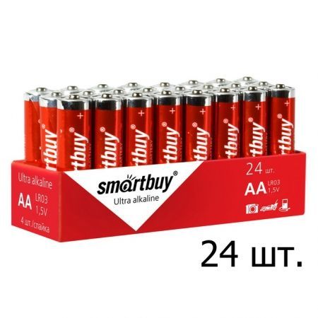  AA Smartbuy LR6/4S Ultra Alkaline, ,  24  (SBBA-2A24S)