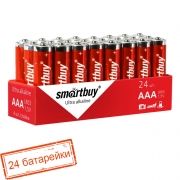Батарейка AAA Smartbuy LR03/4S Alkaline, термопленка, упаковка 24 шт (SBBA-3A24S)