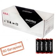 Батарейка AAA SmartBuy R03/4S, солевая, термопленка, упаковка 60 шт (SBBZ-3A04S)