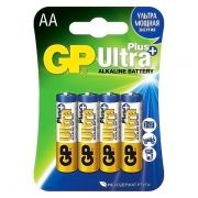 Батарейка AA GP Ultra Plus Alkaline LR6, 4 шт, блистер (15AUPNEW-2CR4)