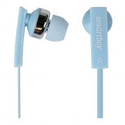 Гарнитура SmartBuy OK для мобильных устройств, синяя, вставная, плоский кабель (SBH-155)