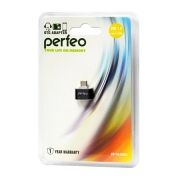 Адаптер OTG USB 2.0 Af - micro Bm, черный, Perfeo PF-VI-O003 (PF_5043)