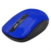 Мышь беспроводная Gembird MUSW-400-B USB, бесшумные кнопки, синяя