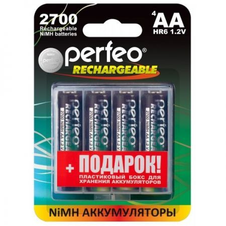  AA Perfeo AA2700/4BL 2700/ Ni-Mh, 4,  + BOX