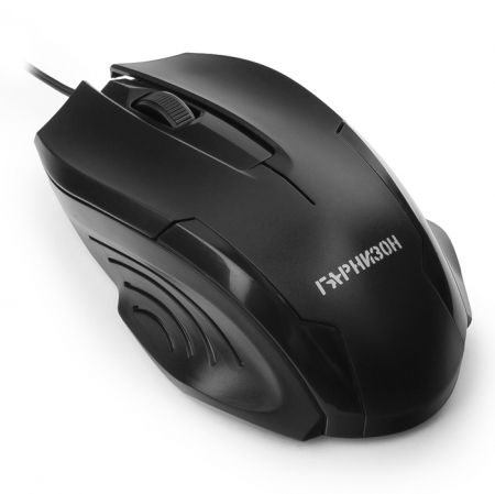 Мышь Гарнизон GM-110, черная, USB