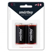 Батарейка C SmartBuy R14/2B, солевая, 2шт, блистер (SBBZ-C02B)