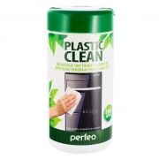 Салфетки влажные Perfeo Plastic Clean для пластиковых поверхностей, в тубе 100шт (PF-T/PC-100)