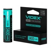 Аккумулятор 18650 VIDEX 3400мА/ч, с защитой, блистер (VID-18650-3.4-WP)