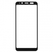 Защитное стекло для экрана Samsung Galaxy A8 Black, Full Screen&Glue, Perfeo (PF_A4080)