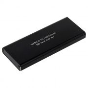 Внешний контейнер для SSD M.2 (NGFF) Orient 3502U3, черный, металл, USB 3.0