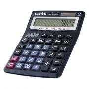 Калькулятор настольный Perfeo PF_A4027, 12-разрядный, бухгалтерский, черный