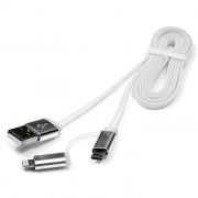  USB 2.0 Am=>micro B + Lightning - 1.0 , , , ., Cablexpert (CC-mAPUSB2w1m)